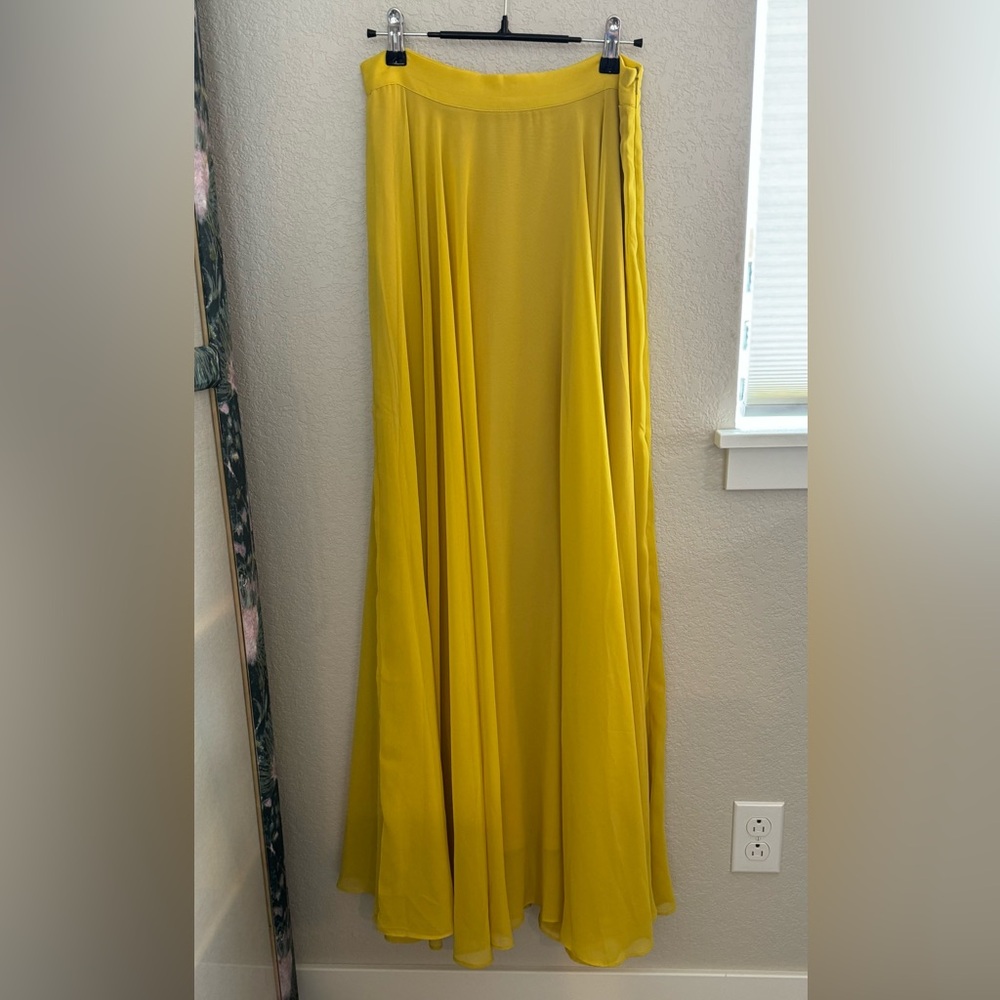 Full Maxi Skirt - Yellow